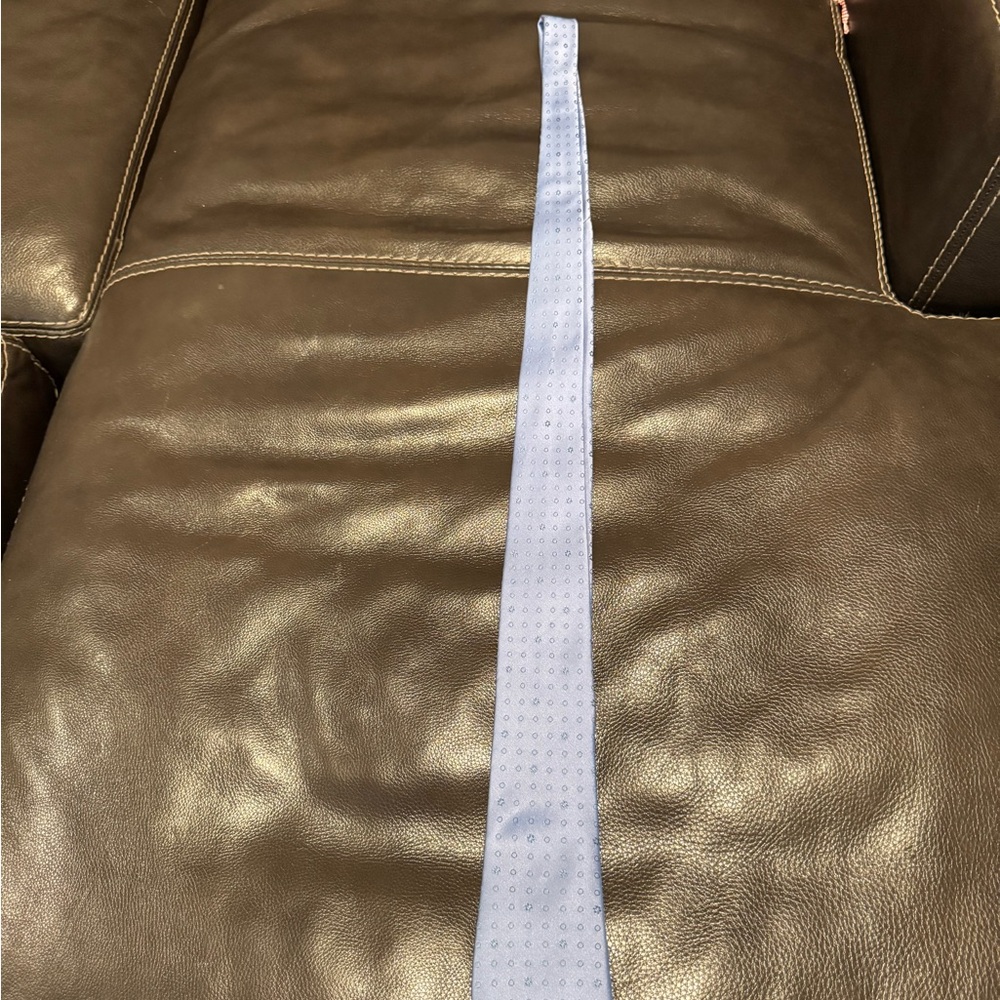 Banana Republic Sky Blue Patterned Narrow Tie